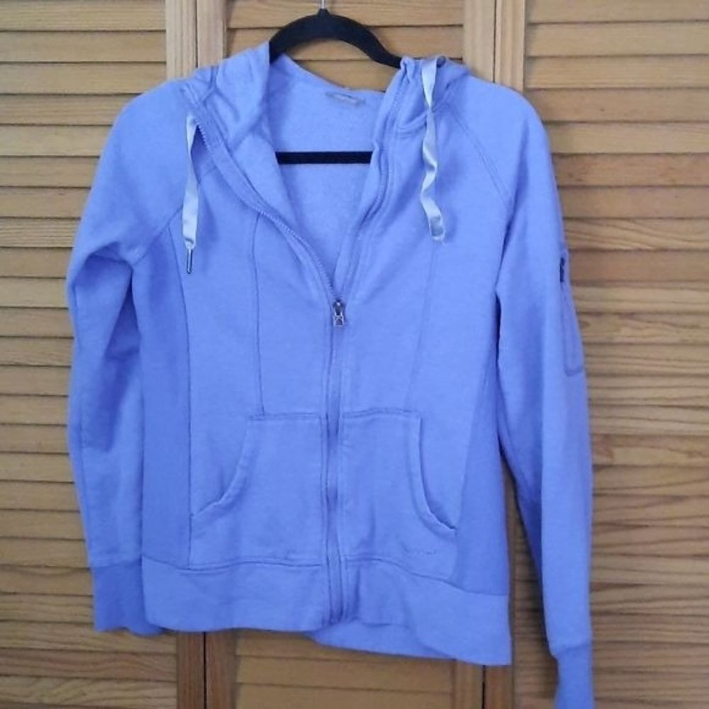 Head Zip Up Kangaroo Pockets Arm Zipper Pocket Hoodie Size Small